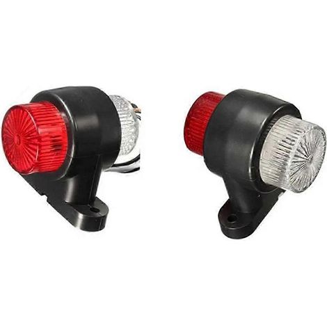 Feux de position latéraux 24 V pour camion, feux de gabarit 12 V pour remorque, ensemble de feux arrière, 2 pièces (1/5)