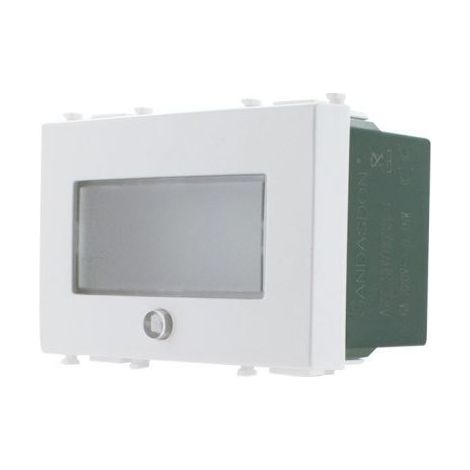 Lampada Emergenza Led Segnapasso 503 3M Moduli 220V Nero Compatibile Vimar Plana SD70033-1 (1/3)
