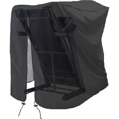 Housse pour tapis de course pliable,Protection imperméable avec fermeture éclair et cordon de serrage,Pour l'extérieur,46 x 38 x 66 inches (1/4)