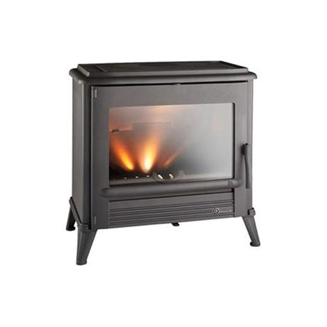 Invicta – Poêle à bois 10 kW – Rendement 77 % – Combustion prolongée jusqu’à 8h – Longueur bûche 50 cm – Raccordement Ø 150 mm (1/8)