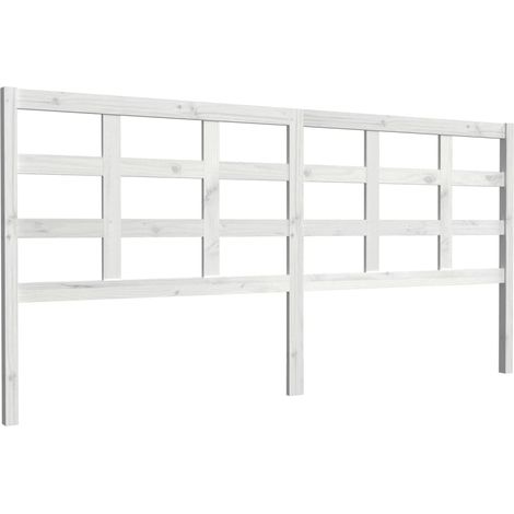 Cabecero complemento de dormitorio mueble 205,5 x 4 x 100 cm madera de pino blanco TDL0203730 (1/4)