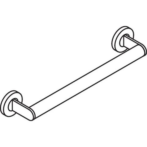 Hewi système 900 900.36.00140 acier inoxydable chromé, longueur 400 mm (1/3)