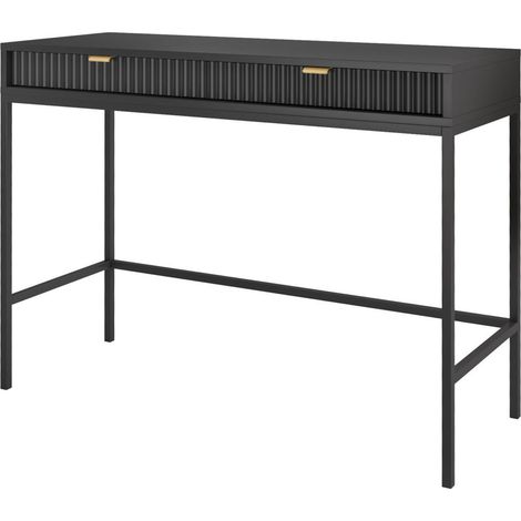 Schminktisch NOVA SANDS T104 Konsole 104 cm schwarz matt