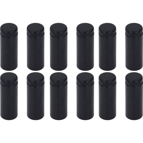Kit de fixation murale publicitaire de 12 vis d'écartement en acier inoxydable 19 x 50 mm (1/5)