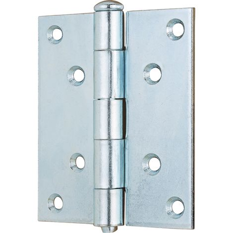 CERNIERA ACCIAIO ZINCATO ART.127 mm  63 x 63 - pz. 2  - Blister Koncreto