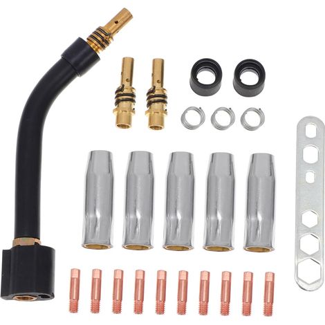 Kit de soudage MIG 24 pices avec buses contacts et lments de soudage (1/5)