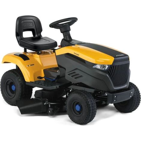 Cortacésped con asiento a batería STIGA TORNADO 598e, ancho de corte de 98 cm