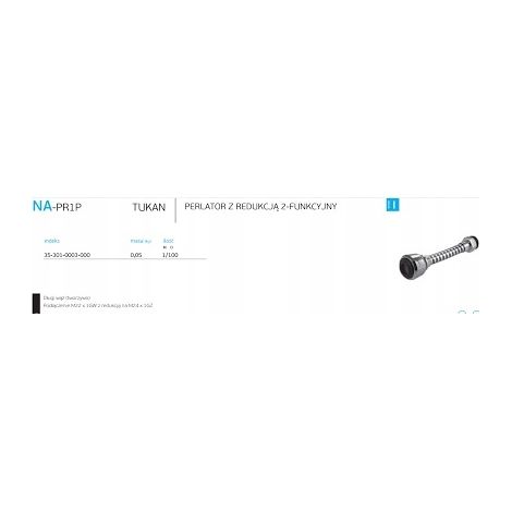 Perlator perfexim tukan Kunststoff Anschluss M22 zu M24