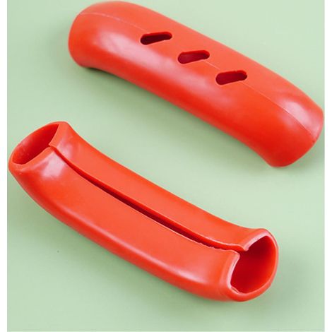 Manchon Isolant Thermique Four - Protection Poignée Casserole - Silicone Haute Température - 7,5 x 2 cm - Lot de 2 (1/4)
