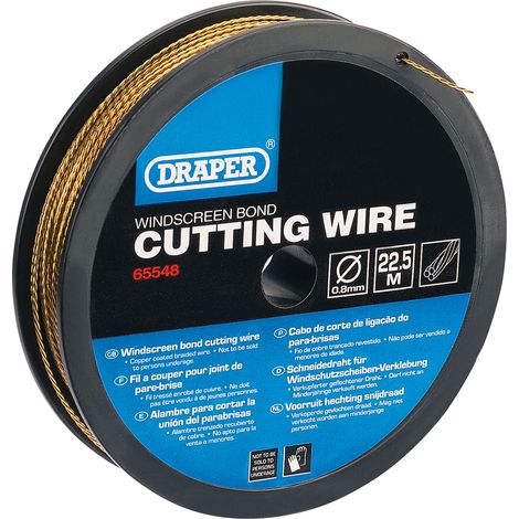Draper 22.5M Stainless Steel Braided Wire (0.8mm) for Wire Feeders and Starters - Model 65548 (1/5)