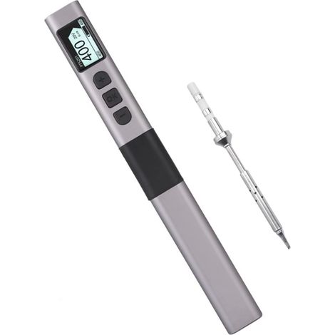 Kit de fer à souder électrique portable 100W, chauffage rapide, écran OLED, mode veille intelligent, stylo à souder pour réparation électronique de précision PTS201-BC2 (1/5)