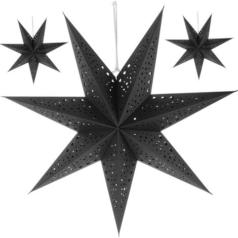 Decor Christmas Hanging Pointed Shades Paper Lamp Star for 3 Portable (1/5)