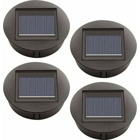 Lot de 4 Ampoules LED Solaires de Rechange pour Lanterne de Jardin Suspendue Extérieure (1/4)