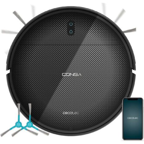 Cecotec Robot Aspirador Conga M10 Advance. Navegación Giroscópica Ordenada, Presión de Succión 3000Pa, Autonomía 150mins (1/5)