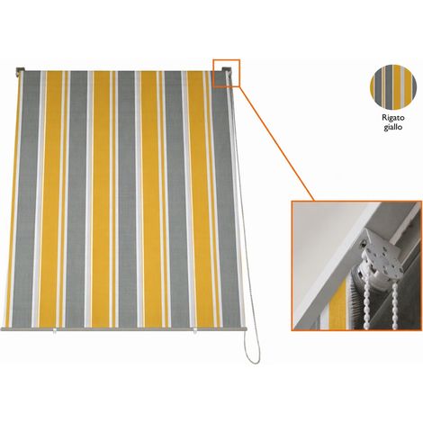 TENDA DA SOLE A CATENELLA 2X3M RIGATO GIALLO