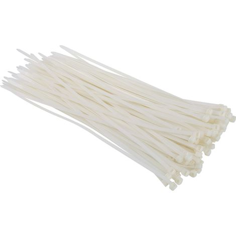 Lot de 50 Serre-câbles en Nylon, Fixation Brise-Vue, Montage de clôture, raccord de Tapis, Transparent (1/5)