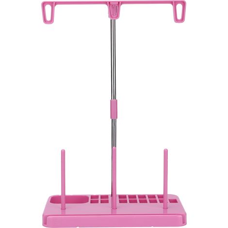 Thread Stand 3 Spool Holder Light Wright Household Sewing Machine Tool for Quilting DIYPink (1/5)