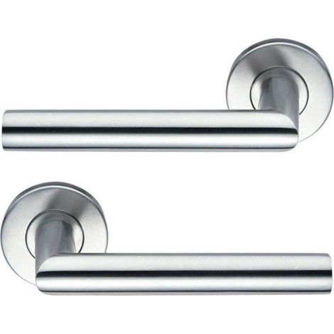 Pair of door handles, 7 mm square