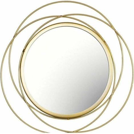 Miroir Rond pour Decoration Murale dans Maison, Salon Et Miroir Doré pour Décoration C (1/4)