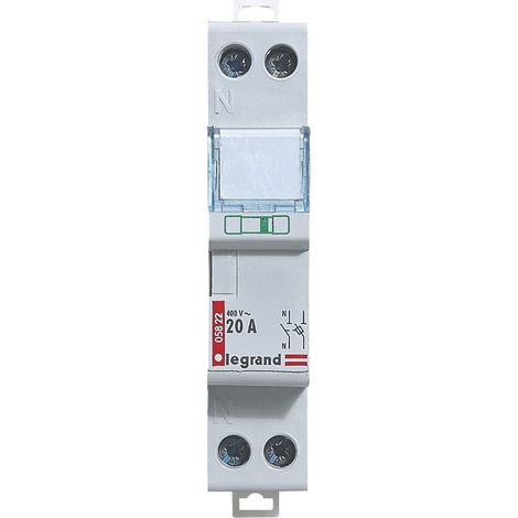 LEGRAND 005822 Circuit breaker 1P+N for domestic cylindrical cartridge 20A