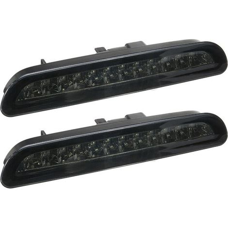 Dos luces de freno traseras ahumadas de 12 LED para modelos Toyota Hiace de 2005 a 2013.