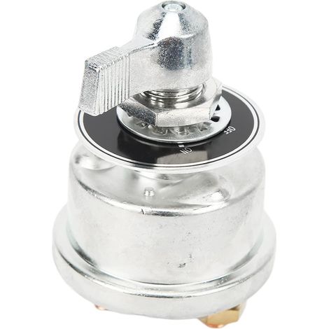 Interrupteur de Déconnexion de Batterie, Résistant aux Intempéries, Courant Nominal 300A, Boîtier Métallique Solide pour Voiture, Bateau, Camping-car (1/5)