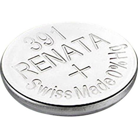 Renata Pile bouton 391 1.55 V 1 pc(s) 50 mAh oxyde d'argent (1/5)