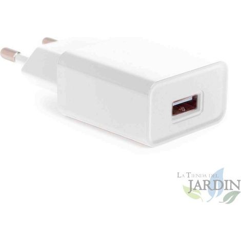 Adaptador USB PortÃ¡til Orbegozo  Cargador Compacto para Dispositivos MÃ³viles  Carga RÃ¡pida y Segura  DiseÃ±o Ligero