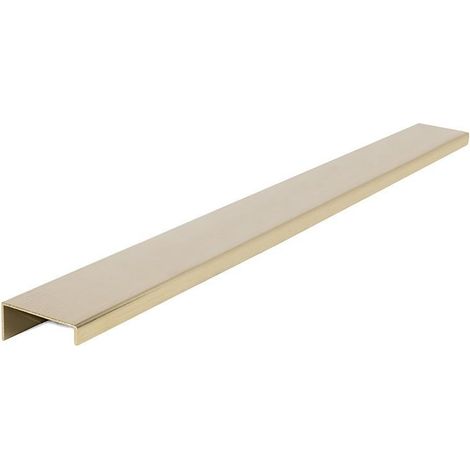 tirador aluminio modelo way acabados laton oscuro, negro mate, anodizado mate acabado laton oscuro dist. agujero dist. 320mm. (1/6)