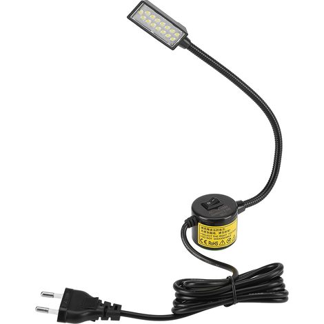 Magnetische LED-Nähleuchte, Nähmaschinenzubehör (110-250 V, EU-Stecker)