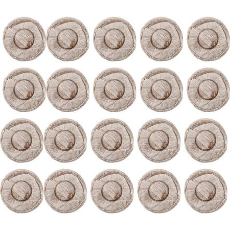 20 pastilles de tourbe de 30 mm pour semis, blocs de terreau, pour la transplantation et la culture de fleurs et légumes au jardin (1/5)