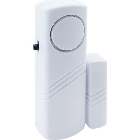 2 Dispositif antivol magnétique, Alarme sonore, Tension 1,5 V, Pour porte et fenêtre, Maison et bureau (1/5)