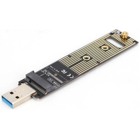M.2 NVMe to USB HDD Mounting Card, M.2 NVMe SSD to USB Adapter Card, Hard Drive Conversion Card - FRA (1/4)