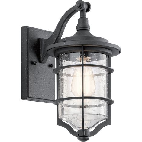 Elstead Royal Marine - Lanterna da parete per esterno piccola 1 luce Nera IP44, E27 (1/5)