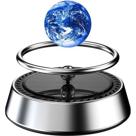 Auto-Lufterfrischer-Diffusor, Solar-Räucherstäbchen-Diffusor, automatischer rotierender Aromatherapie-Diffusor, schwebender Planet für Auto, Büro (1/5)
