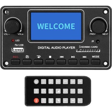 Module de Lecteur LCD MP3 Affichage 28X64 Carte de DéCodeur Audio NuméRique Bluetooth TDM157 USB SD BT FM pour Amplificateur de (1/4)