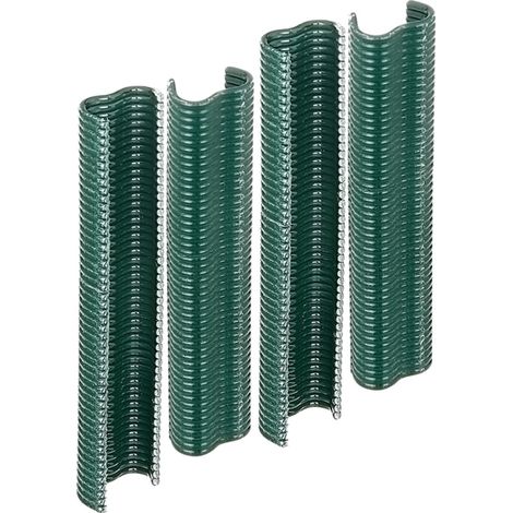 ALBERTS Drahtklammer, SB, grün kst-beschichtet, Breite 22 mm, verpackt à 200 Stk. (1/5)