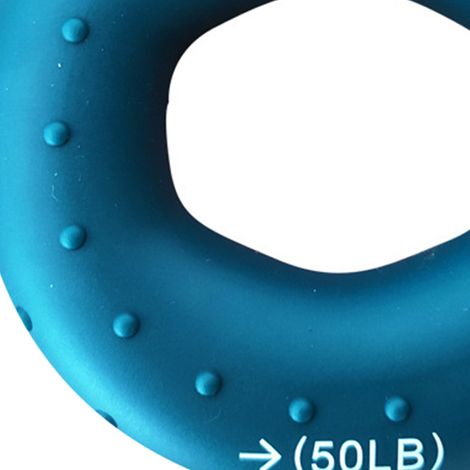 Anneau de renforcement de la force de préhension en silicone confortable et durable pour l'entraînement des avant-bras et des doigts, bleu foncé, 40/50 lb (1/5)