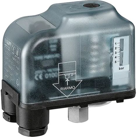 Sicherheitsdruckschalter, manuell rückstellbar, Einstellbereich 2-4,5 bar Caleffi 625000  2 - 4,5 bar
