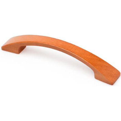 Asa en madera con acabado cerezo, dimensiones: 122x17x23mm, entrepuntos: 96mm - (1/5)