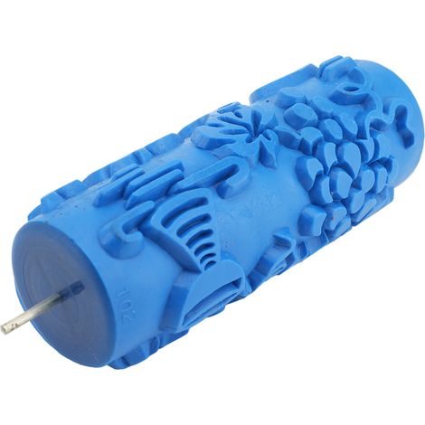 Rouleau à texturer lavable et réutilisable en caoutchouc, manchon de rouleau à texturer décoratif pour peinture 102Y (1/5)