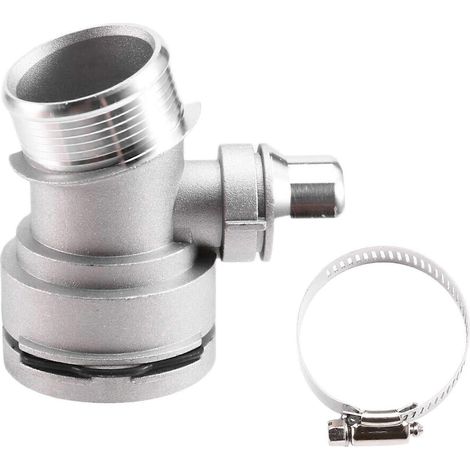 17128602870 Connecteur de tuyau de liquide de refroidissement de radiateur automobile en aluminium compatible avec les modèles 530i 2.0L et 540i 3.0L (2017-2020). (1/5)