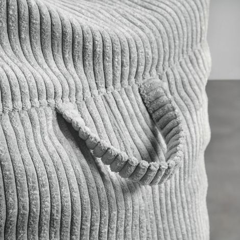 Mömax Sitzsack Cortona Cord in Grau (1/5)