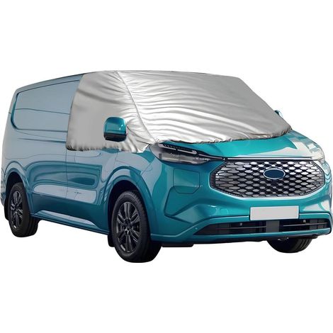 Windschutzscheibenabdeckung für Ford Transit Custom 2012-2022, faltbar, wetterfest, UV-Schutz (1/5)