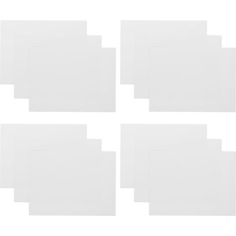 Kit de Réparation Pvc Autocollant 20 Pièces pour Revêtement Mural Blanc Pvc Blanc, Couvre Trous et Taches, Lot de 20 Patchs Autocollants pour Clôture et Plinthe (1/5)
