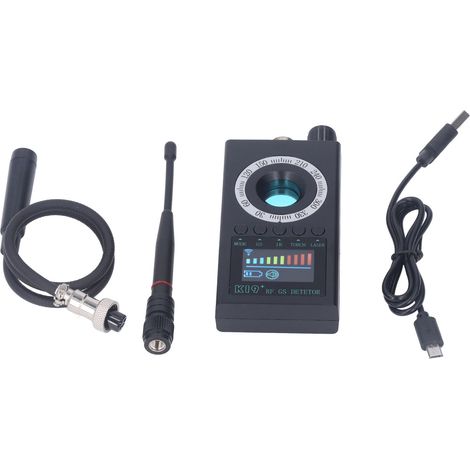 Détecteur de signal sans fil, caméra infrarouge, scanner RF, moniteur de micros espion GPS avec batterie (1/5)