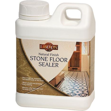 Liberon Natural Finish Stone Floor Sealer 1 Litre (1/3)