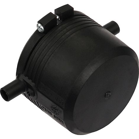 Bouchon électrosoudable d63 PE100, SDR11, PN10 gaz/PN16 eau (1/2)