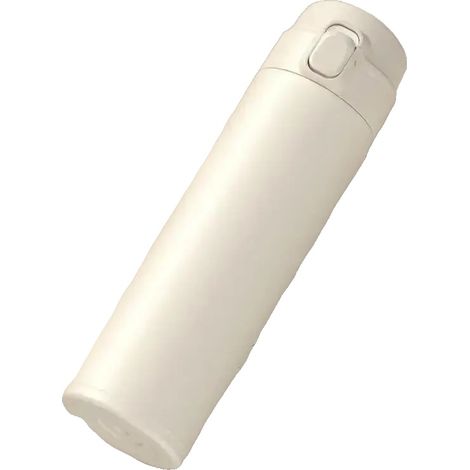 Termo de acero inoxidable 316, diseño aislado, blanco, 450 ml. (1/2)