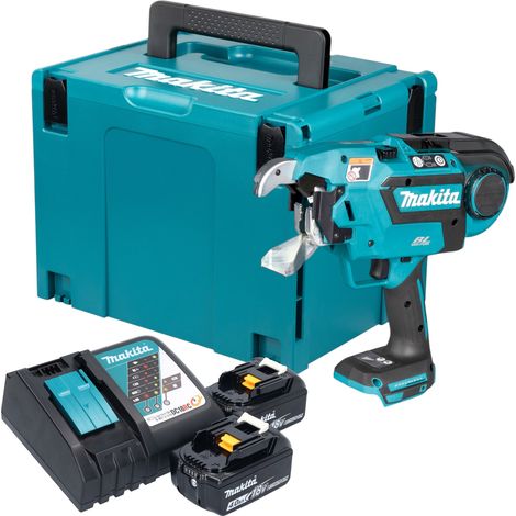 Makita DTR 181 RMJ Connettore per armatura a batteria 18 V 0,8 mm Brushless + 2 batterie 4,0 Ah + caricabatteria + Makpac (1/5)